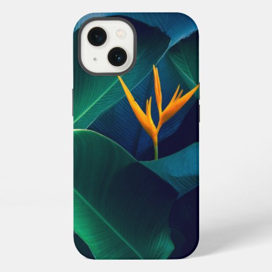 花 | ゴクラクチョウ iPhoneケース (裏面)