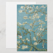 花 ゴッホの枝 杏の花 自然 便箋 (正面/裏面)