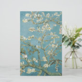 花 ゴッホの枝 杏の花 自然 便箋 (スタンド正面)