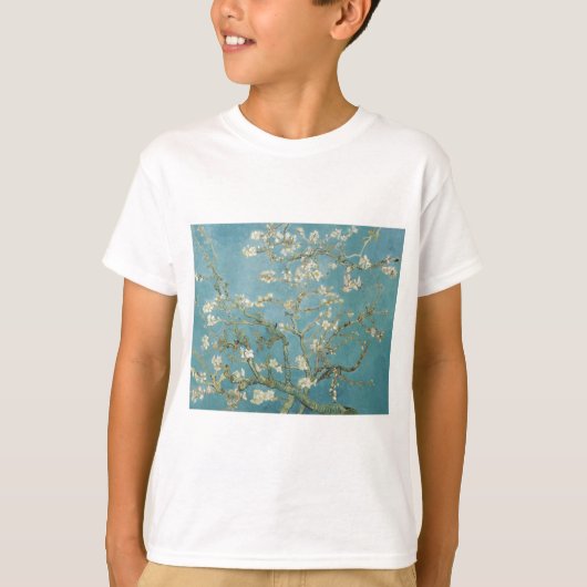 花 ゴッホの枝 杏の花 自然 Tシャツ (正面)