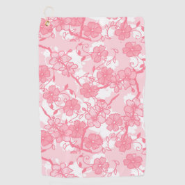 花 ゴルフタオル