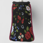 花 ゴルフヘッドカバー (回転90)