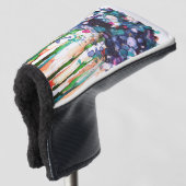 花 ゴルフヘッドカバー (3/4 正面)