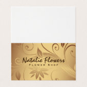 花 |ゴールデン 名刺 (外部フラット)