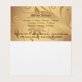 花 |ゴールデン 名刺 (内部フラット)