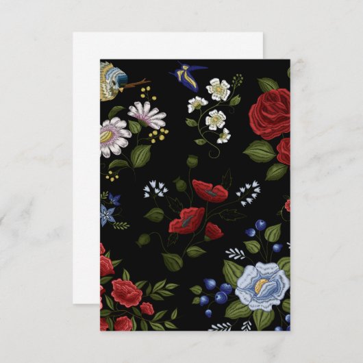 花 サンキューカード (正面/裏面)