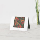 花 サンキューカード (裏面)