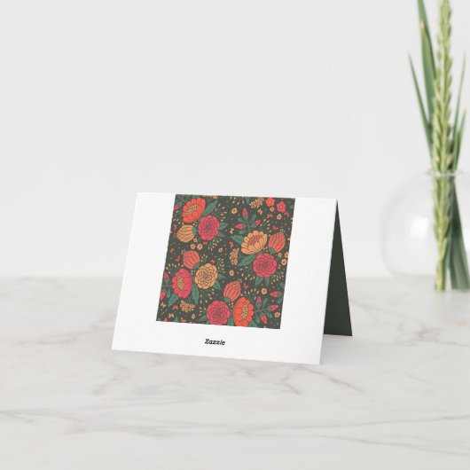 花 サンキューカード (裏面)