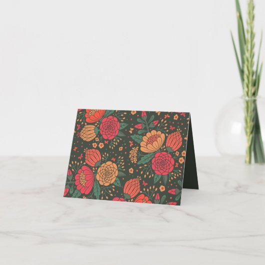 花 サンキューカード (正面)