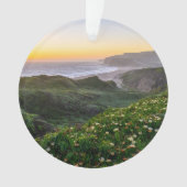 花 |サンタクルーズカリフォルニア オーナメント (正面)