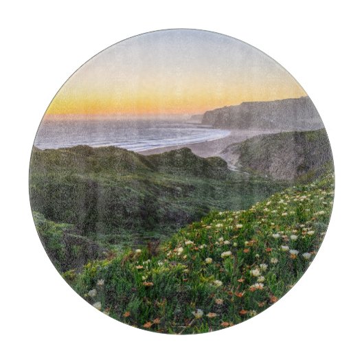 花 |サンタクルーズカリフォルニア カッティングボード (正面)