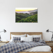 花 |サンタクルーズカリフォルニア キャンバスプリント (インサイチュ (寝室))