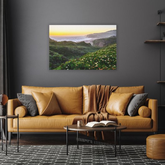 花 |サンタクルーズカリフォルニア キャンバスプリント