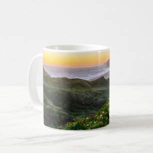 花 サンタクルーズカリフォルニア コーヒーマグカップ