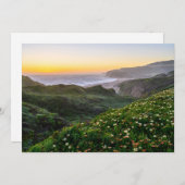 花 |サンタクルーズカリフォルニア サンキューカード (正面/裏面)