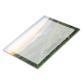 花 |サンタクルーズカリフォルニア ノートパッド (アングル)