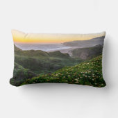 花 |サンタクルーズカリフォルニア ランバークッション (正面)