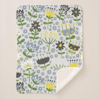 花 シェルパブランケット