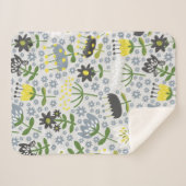 花 シェルパブランケット (正面(横))