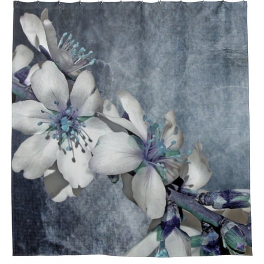 花 シャワーカーテン (正面)