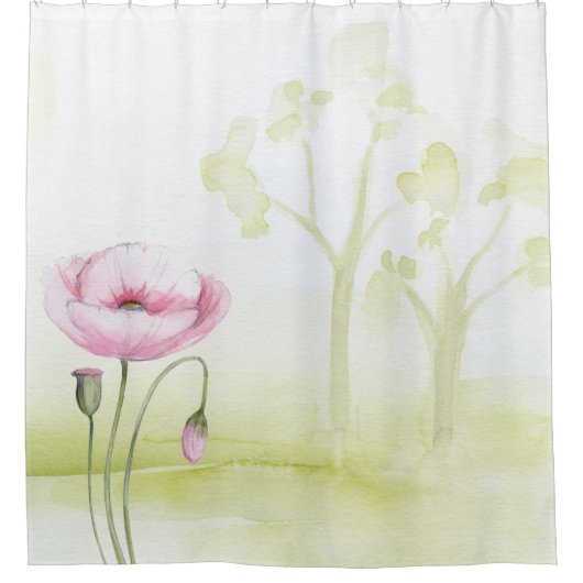 花 シャワーカーテン (正面)