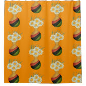 花 シャワーカーテン (正面)