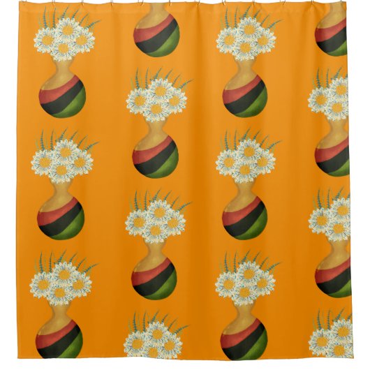 花 シャワーカーテン (正面)