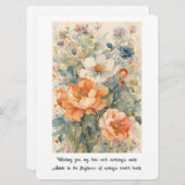 花 シーズンカード (正面/裏面)