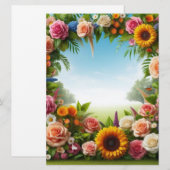 花 シーズンカード (正面/裏面)