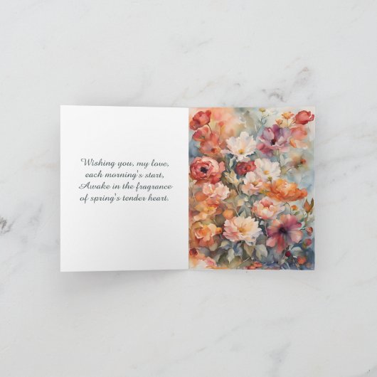 花 シーズンカード (内部)