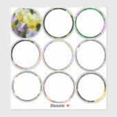 花 シール (シート)