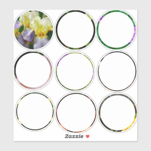 花 シール (シート)