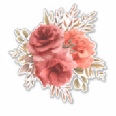 花 シール (正面)