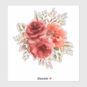 花 シール (シート)