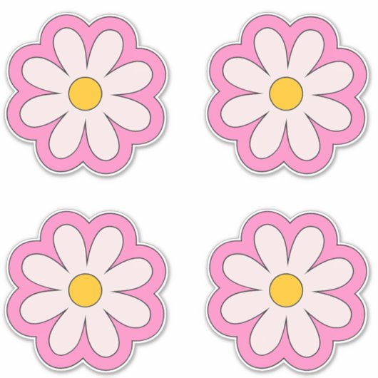 花 シール (正面)