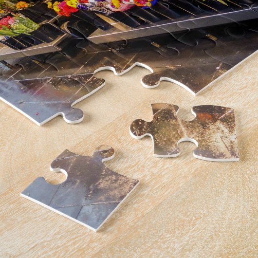 花 ジグソーパズル (側面)