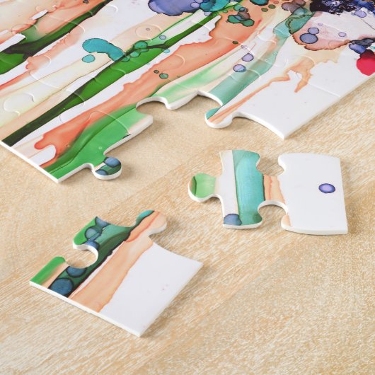 花 ジグソーパズル (側面)