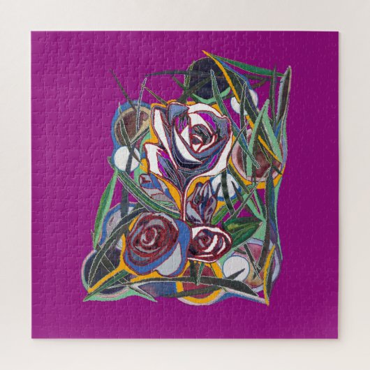 花 ジグソーパズル (縦)