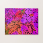 花 ジグソーパズル (横)