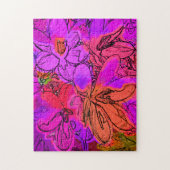 花 ジグソーパズル (縦)