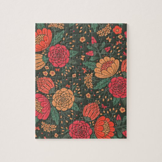 花 ジグソーパズル (縦)