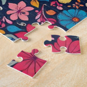 花 ジグソーパズル (側面)