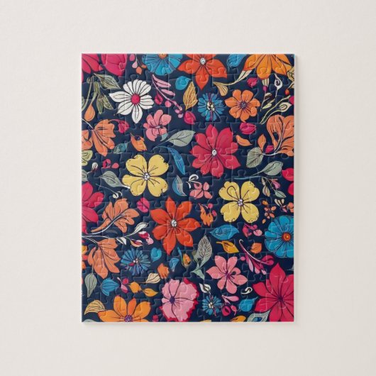 花 ジグソーパズル (縦)