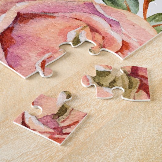 花 ジグソーパズル (側面)