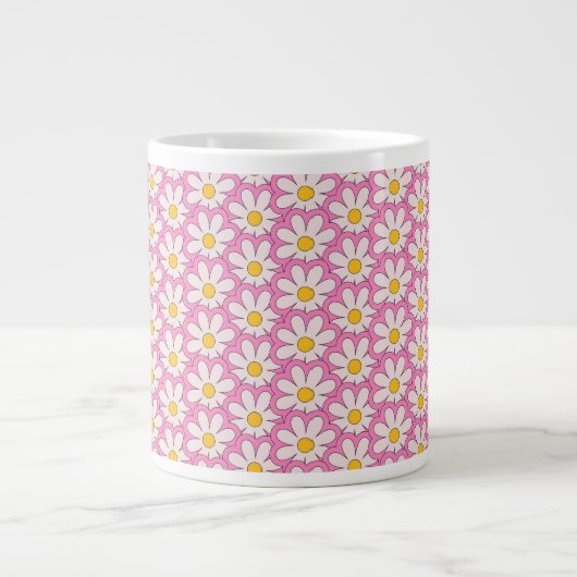 花 ジャンボコーヒーマグカップ (正面)