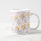 花 ジャンボコーヒーマグカップ (右)