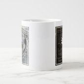 花 |ジーンズデイジーポケット ジャンボコーヒーマグカップ (正面)