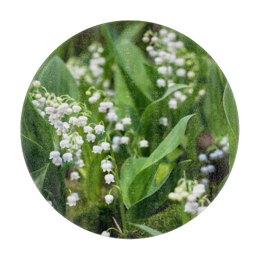 花 |スウェーデンのリリー カッティングボード (正面)