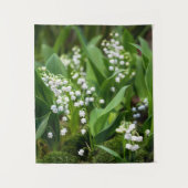 花 |スウェーデンのリリー タペストリー (正面)