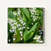 花 |スウェーデンのリリー ノートブック (裏面)